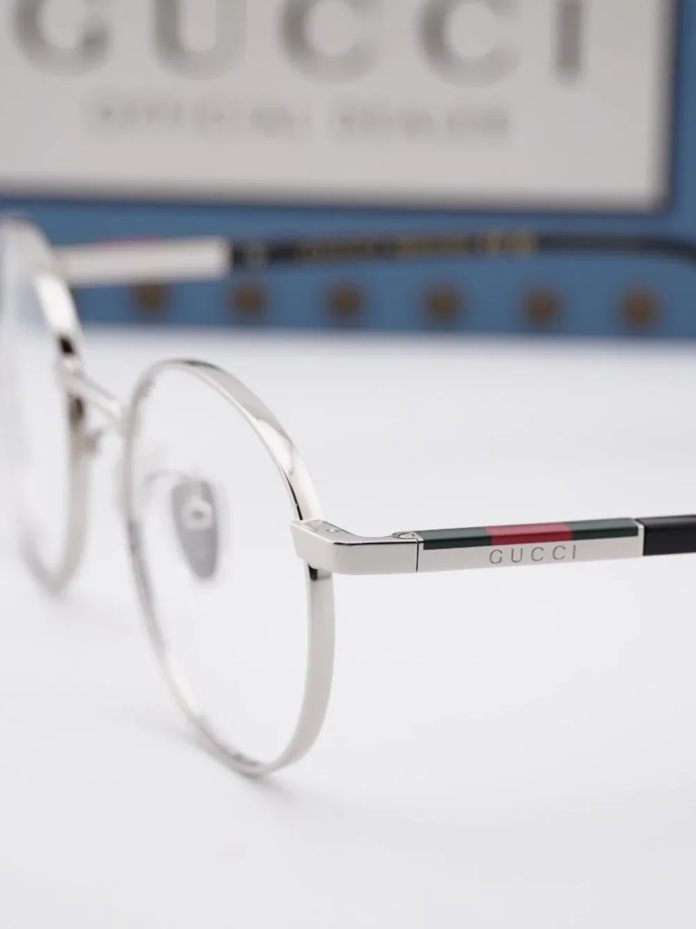 Gucci GG1966OK 001 Round Eyeglasses 51mm - Silver
